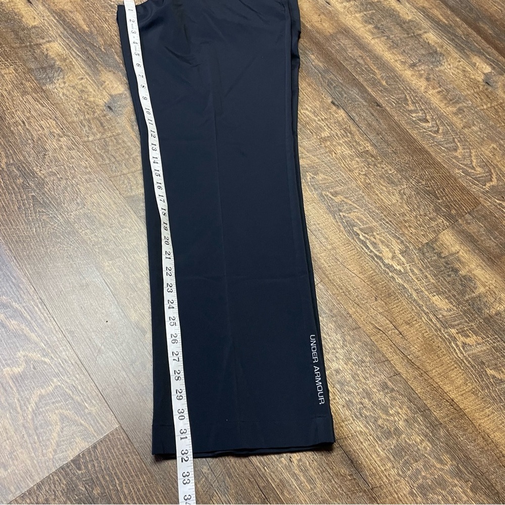 Under Armour Mens Golf Pants 36/32 Black Lightweight Performance Casual Stretch - Picture 6 of 9